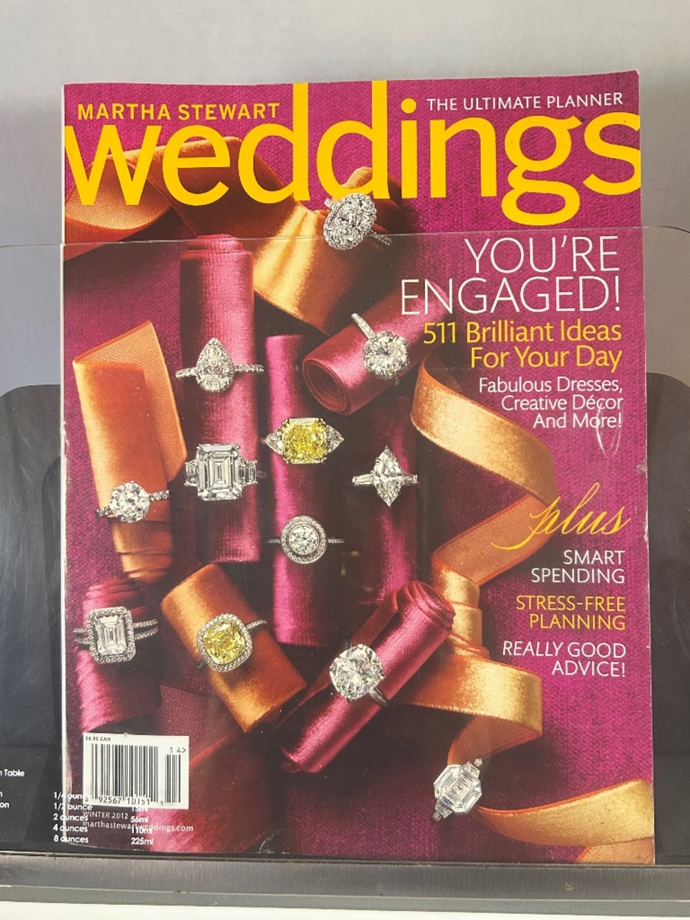 Martha Stewart Weddings Magazine Winter 2012 Bridal Ideas Gowns Decor Advice